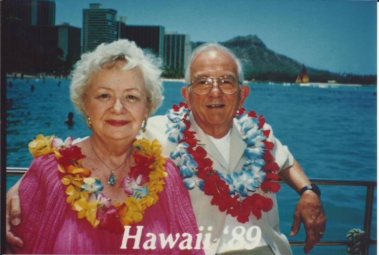 Moma and Daddy in 1989, Moma at 65, Daddy at 71