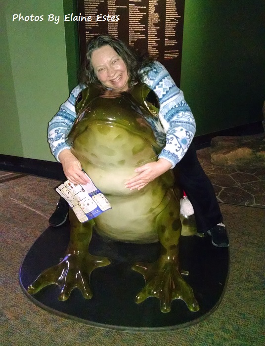 She found her prince frog.