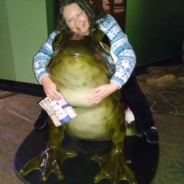 She found her prince frog.