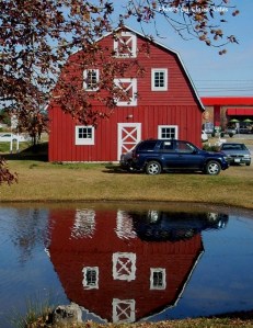 Red Barn Reflection