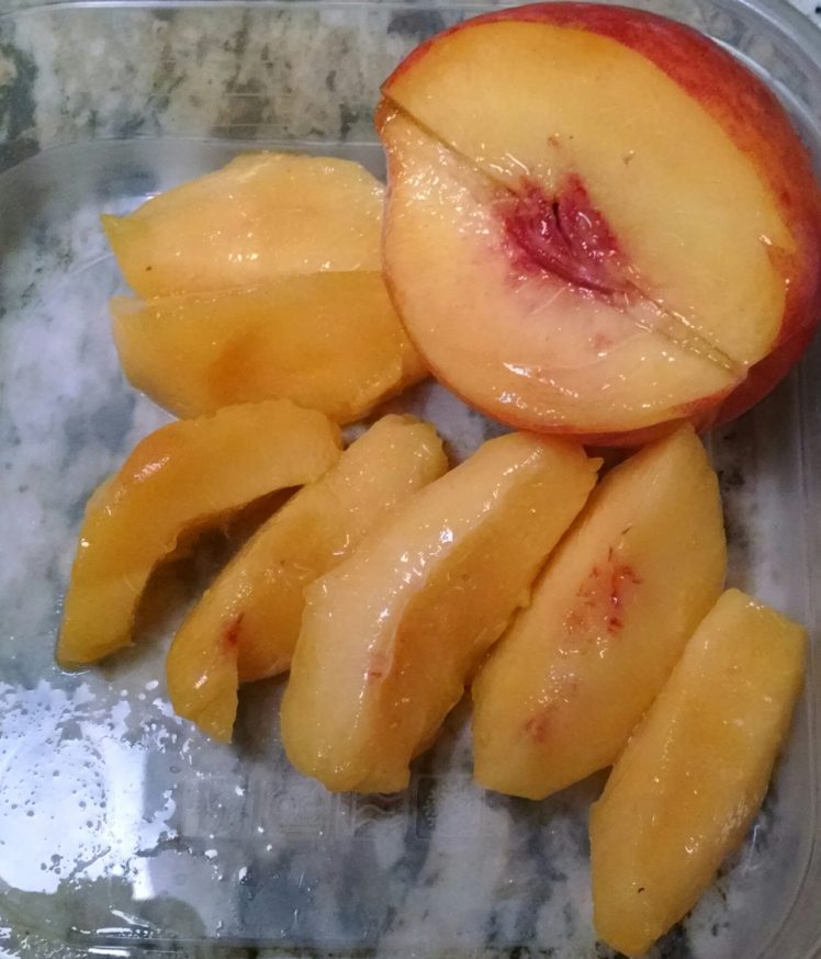 Sliced SC peachy goodness.