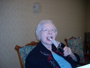 My mother at 82 years old, three years before her death.