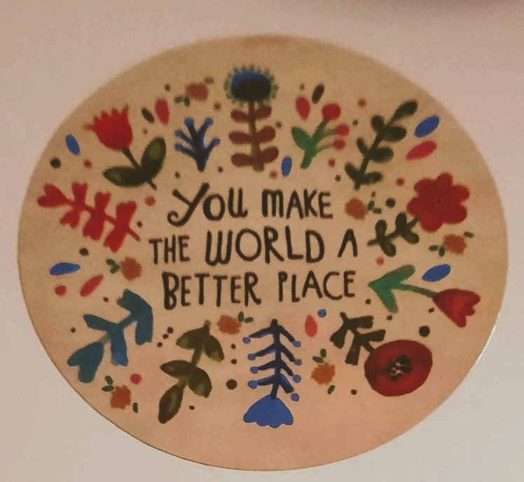 We all can make things better with better attitudes and love.